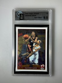 2003-04 Topps Chrome #115 Dwyane Wade Miami Heat RC Rookie GAI Gem Mint 9.5