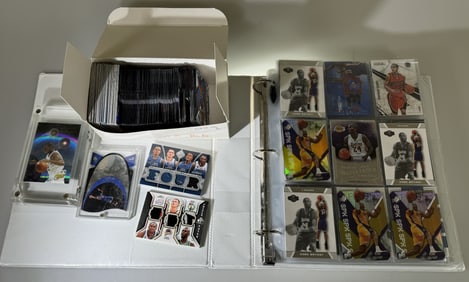 Large Collection of NBA Basketball cards Incl Kobe, Curry, Lebron, Signed card, Rookie cards