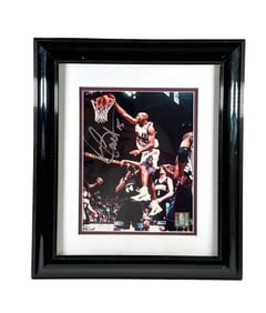 NBA Vince Carter Signed Dunk Photo