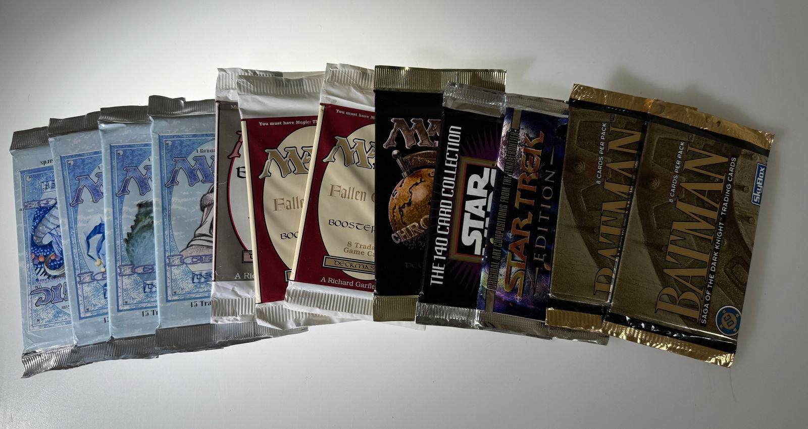 (Lot of 12) Magic, Star Wars, Star Trek and Batman DC Packs (1 of 5)
