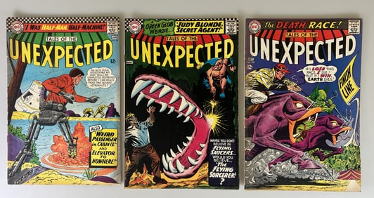 (lot of 3) Tales of Unexpected # 98, #100, #102 Silver Age Comics