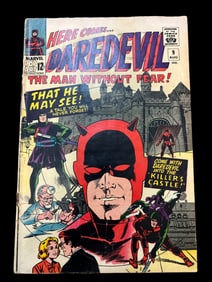 Marvel Comics Daredevil #9, Key Issue, 1965 Silver Age