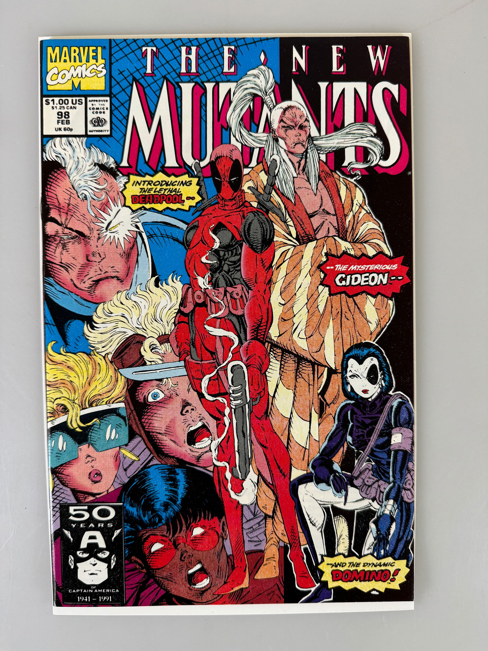 New Mutant #98 Marvel 1991, Key Issue.  High Grade (1 of 6)