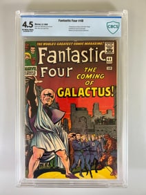 Fantastic Four #48 CBCS Grade 4.5 Marvel 1966 Key Issue