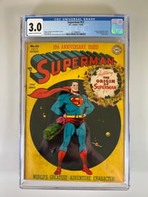 Superman #53 CGC 3.0 1948 Key Issue