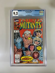 The Mutants #87 CGC 9.2  Marvel Comics. Key Issue