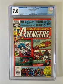 Avengers Annual #10 CGC 7.0 Marvel Comics key Issue