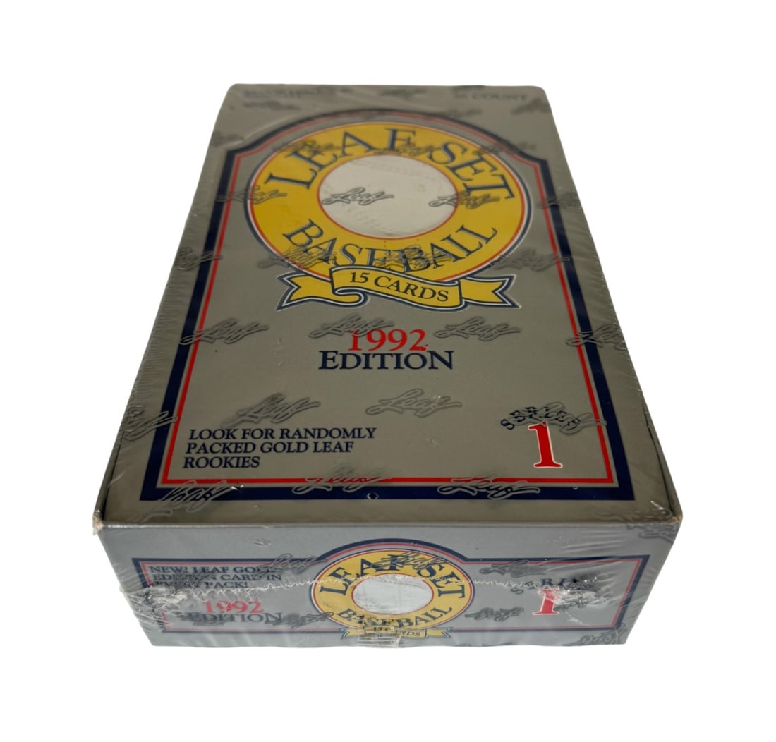 1992 Leaf Set Baseball Cards Factory Sealed Box (1 of 2)