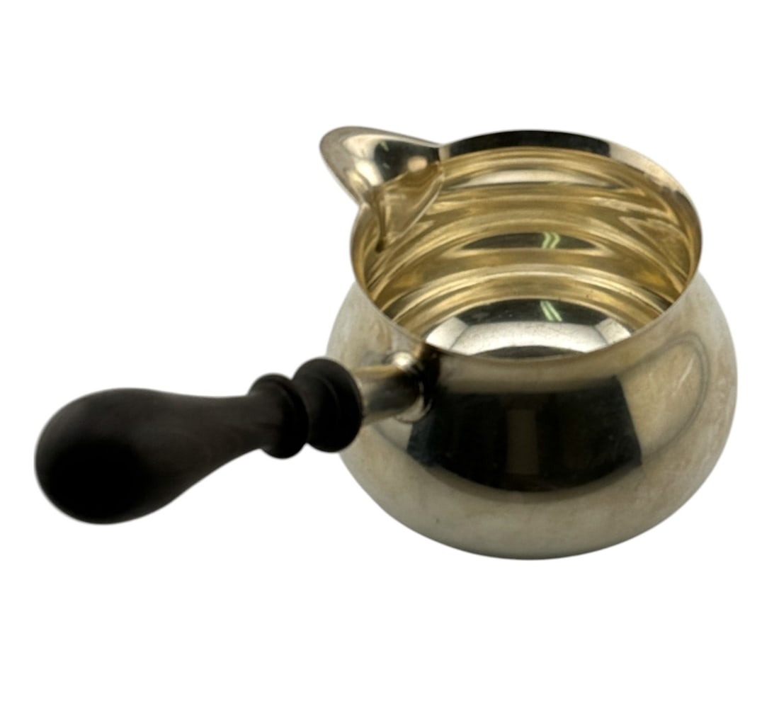 William Abdy Sterling Gravy Server with Wodden Handle