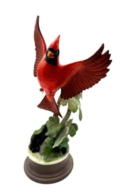 1950s Boehm Cardinal 415E Porcelain Male Bird Figure Limit of 500