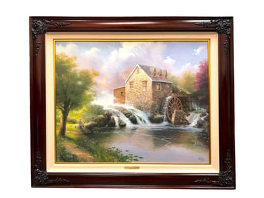 Thomas Kinkade  (American, 1947-2012) "Blessings of the Seasons III" Limited 4950 Print with COA