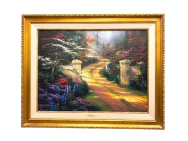 Thomas Kinkade  (American, 1947-2012) "Spring Gate I" Limited 3750 Print