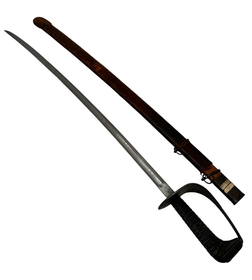 U.S. Pre-WWI Rare M-1905/06 Experimental Saber With Rare Officer’s Pigskin Leather Scabbard (1 of 8)