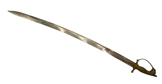 VtG Indian Sword with Brass Handle "Made on India" Etch on Blade