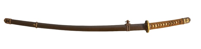 Ceremonial Japanese NCO Shin Gunto with Steel Scabbard