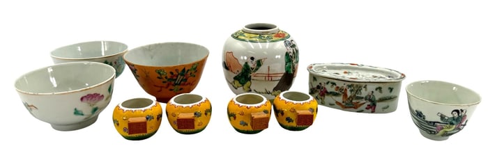 Assorted Collection of Chinese Famille Rose