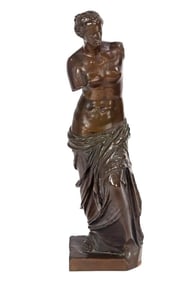 Bronze French figure of the Venus de Milo