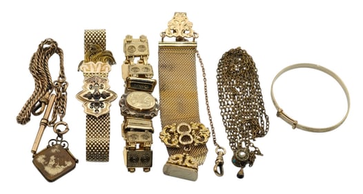 Collection Of Victorian Gold Filled Jewelry