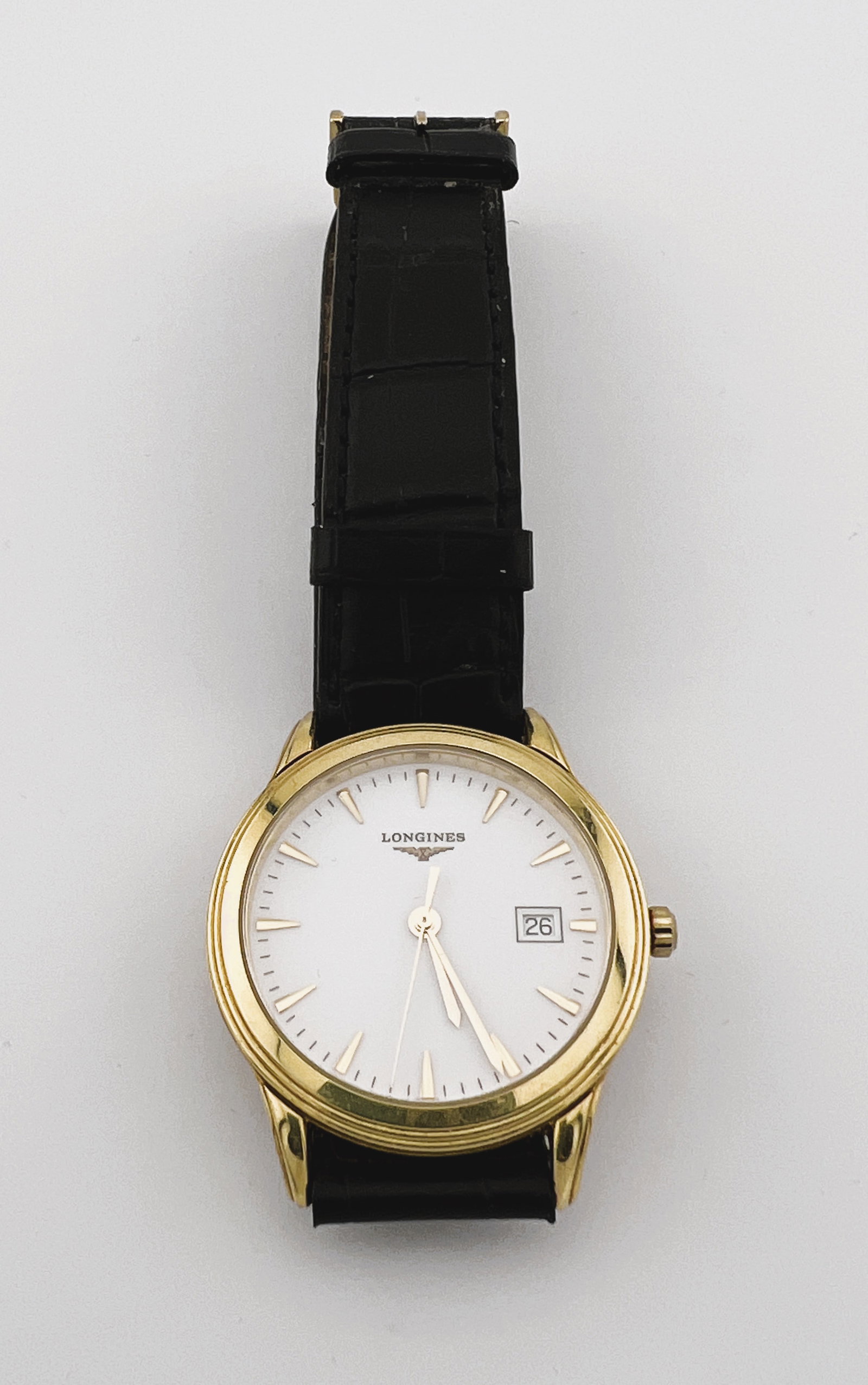 Longines Flagship Quartz Mens Watch 18K Gold (1 of 4)