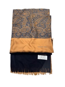 Vintage Christian Dior Wool/Silk Scarf