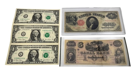 Collection of Old US Currency