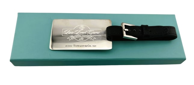 Tiffany &Co. Sterling Silver Luggage Tag