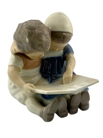 Royal Copenhagen Boy and Girl Figurine