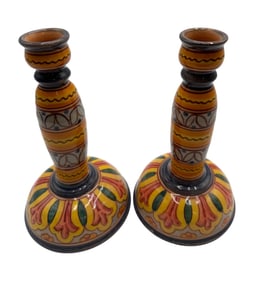 Pair of Pedraza Puente Candlestick Candle Holders