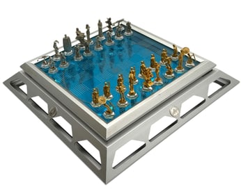 25th Anniversary Star Trek Franklin Mint Chess Set