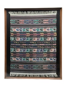 Handwoven South American Tribal Rug Wall Hanger