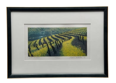 Stephen McMillan (American, b. 1949) "Wild Mustard" Lithograph Signed and Numbered