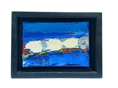 Oil on Canvas "Un Ete A LA Mer" Painting