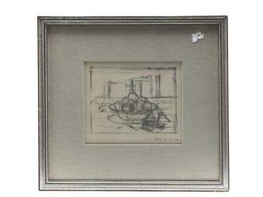 Giacometti, Alberto (Swiss, 1901-1966) Lithograph "Derriere le Miroir"