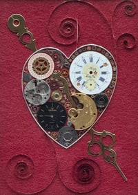 Lance MacKenzie (American) "Time for Love" Metal Art