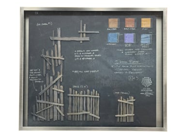 Joe Tilford (American) Set Design Art "Fence"