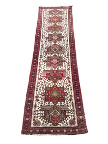 Persian Karajeh Wool Hand knotted Runner Rug
