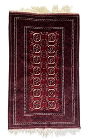 Afghan Hand Woven Bokhara Wool Rug
