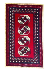 Small Hand Wooven Oriental Rug