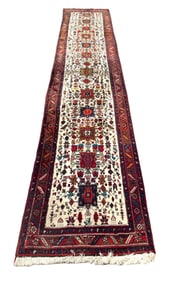 Persian Karajeh Hand Knotted Long Runner