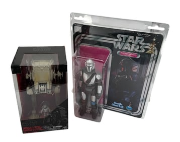 Star Wars The Mandalorian Jumbo & Hasbro Star Wars Black Series Walker & Imperial Driver NIB