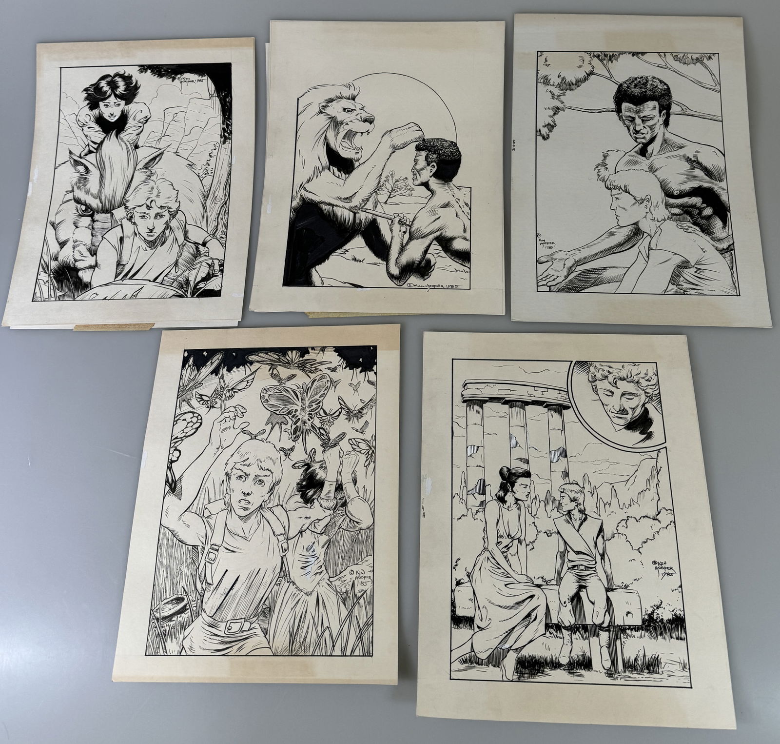 Ken Hooper, Five Star Trek Comic Illustrations, Ink (1 of 8)