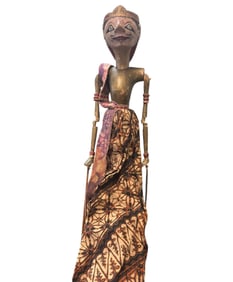 Antique Indonesian Wayang Golek Rod Puppet