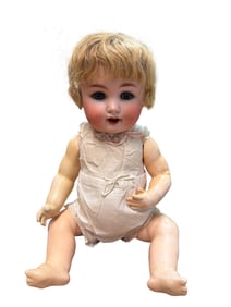 1920s Schutzmeister & Quendt German Bisque baby Doll 17"