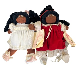 Lot of 2 T.J Tots Doll Style Felisha Limted with COA