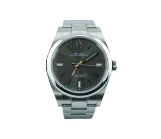 Rolex Oyster Perpetual 39mm 114300 Rhodium Dial Auctomatic Watch