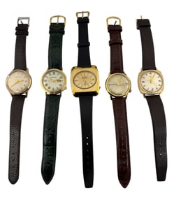 Collection of Vintage Bulova Accutron Wristwatches