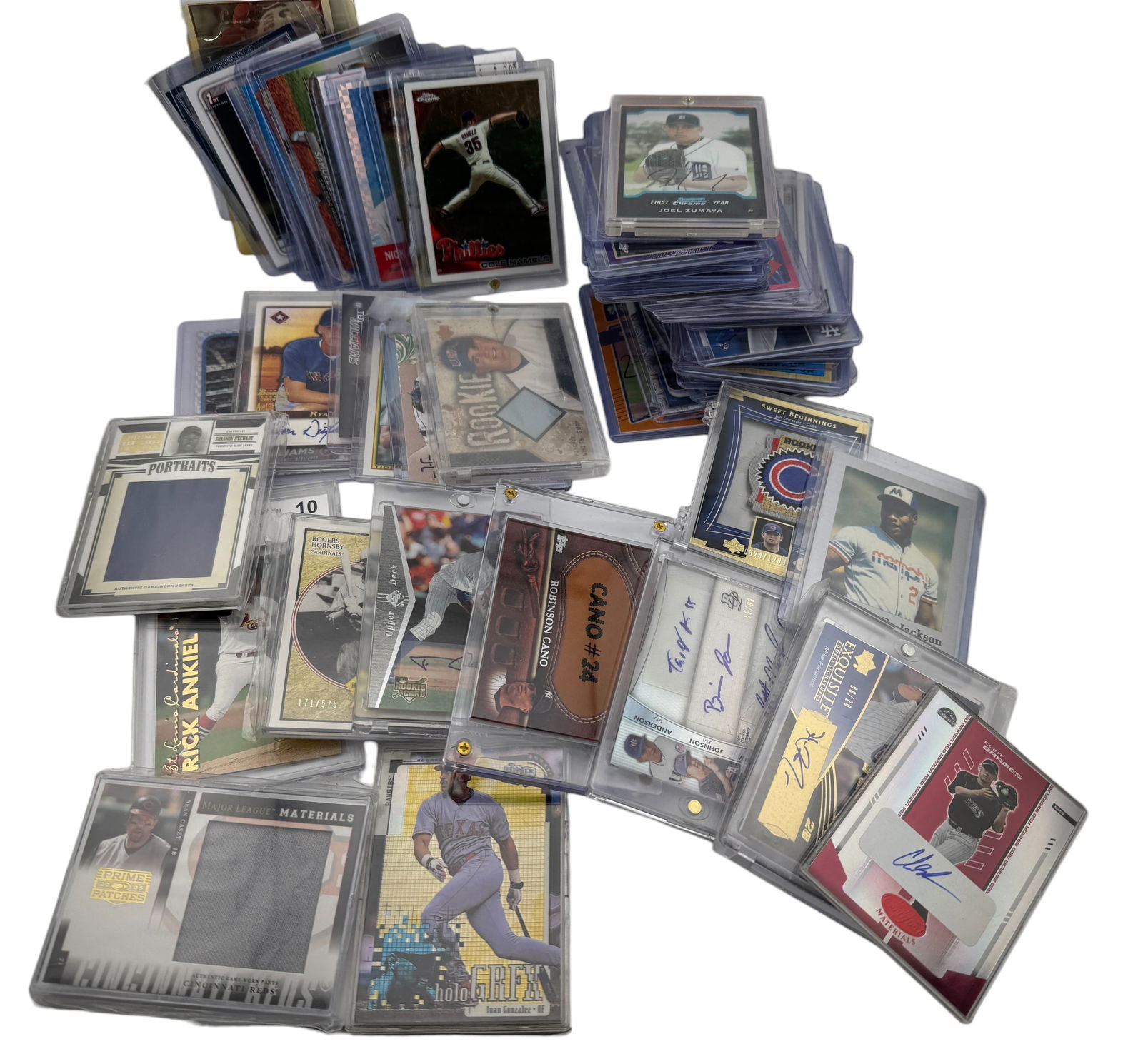 Collection of Baseball Cards including Rookie, Jersey Patch and Signature Cards (1 of 4)