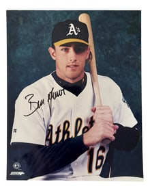 Autographed 8 x 10 of Oakland A's Ben Griere with COA