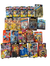 Collection of Vintage Action Figures Unopened