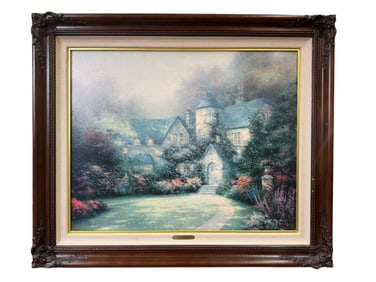 Thomas Kinkade "Beyond Autumn Gate" COA Studio Proof limited 95 Prints